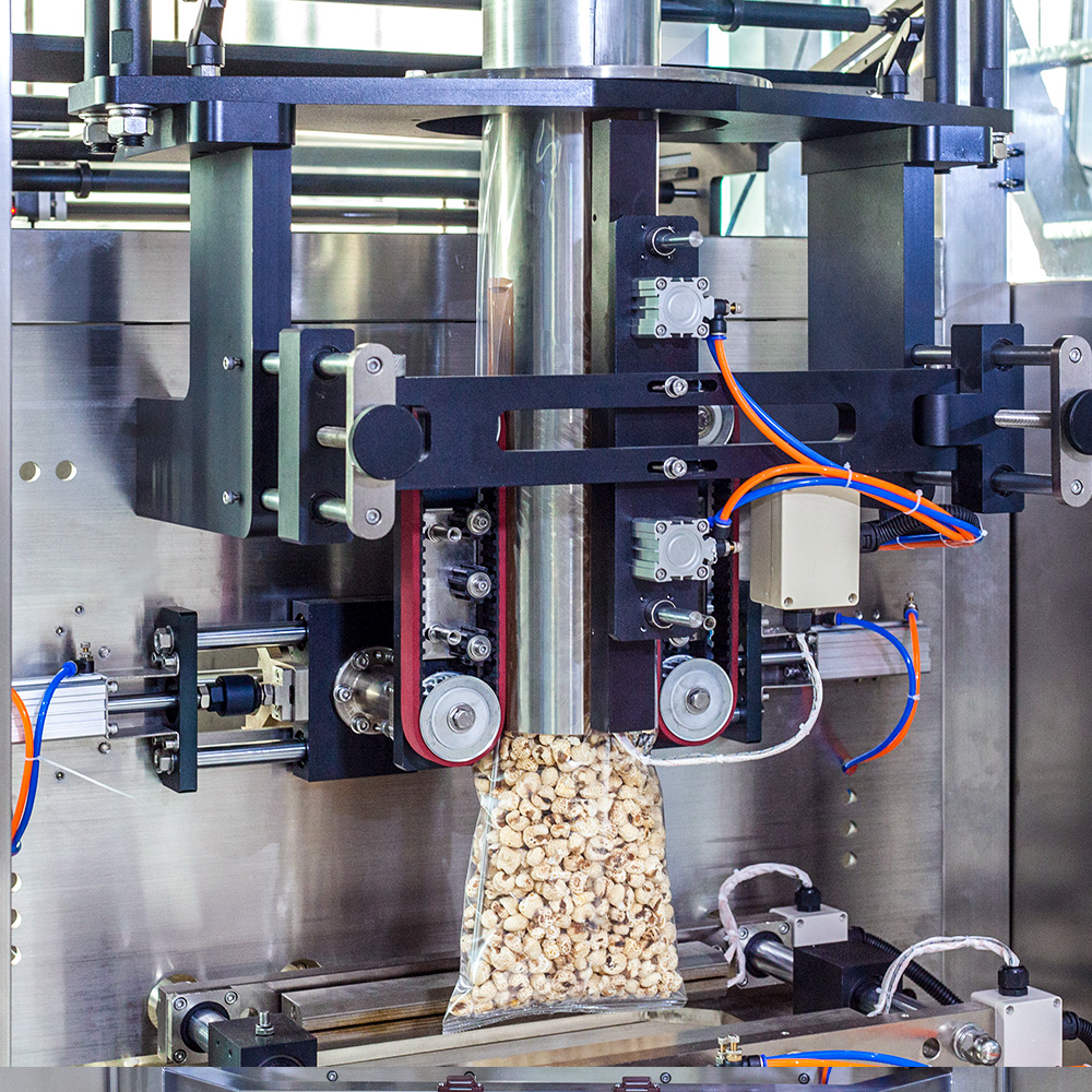 Automatic Granule Packing Machine with Skirtboard Elevator