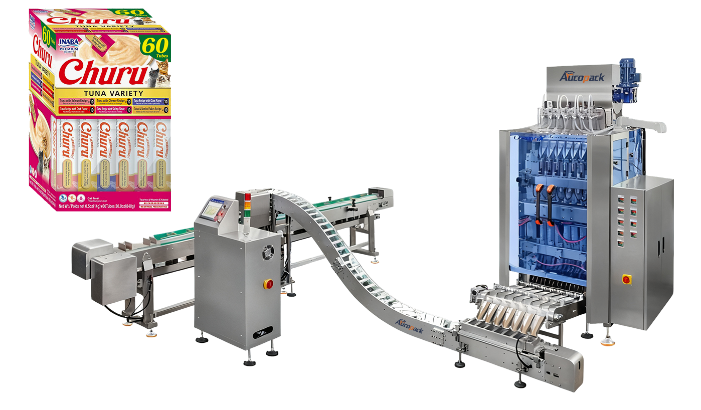 Bag-In-Box Cartoning Machine for Pet Wet Food