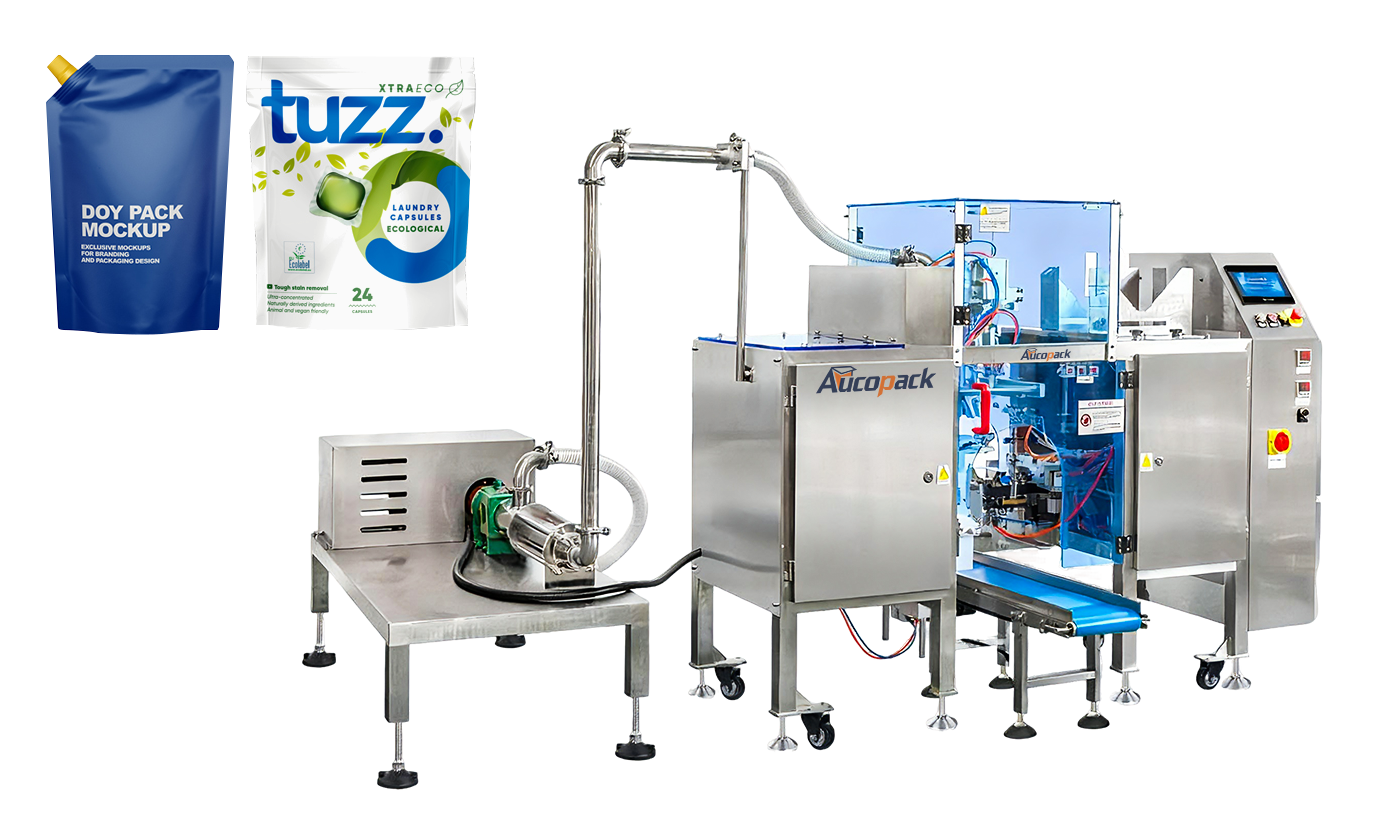 Doypack (Stand-Up Pouch) Machines Solution for Detergent Powders and Liquids