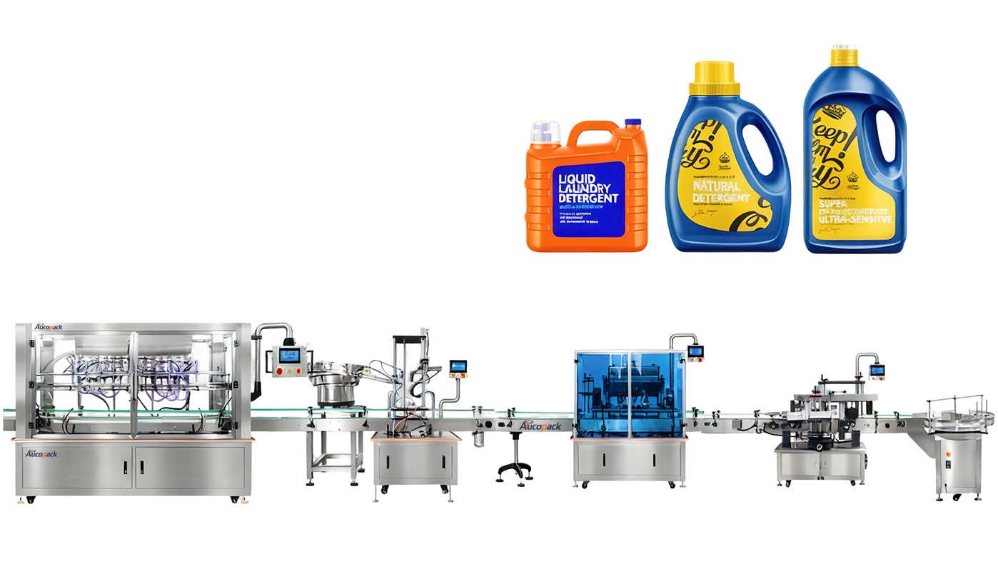 Liquid Filling Machines Solution for Liquid Detergents